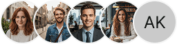 Multiple investor profile avatars on Cobra Kapitvale trading review block
